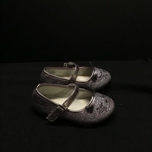 ⛱Silver sparkly Mary Janes